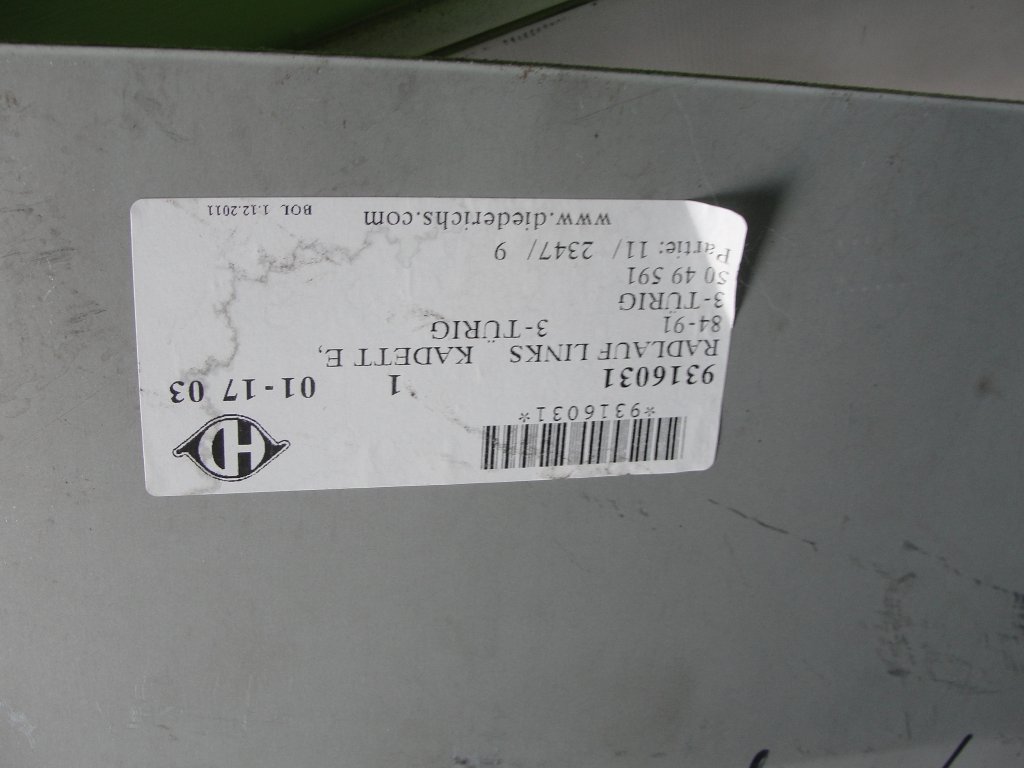 KOTFLÜGELREPARATUR LINKS RECHTS VORNE OPEL KADET E Product image
