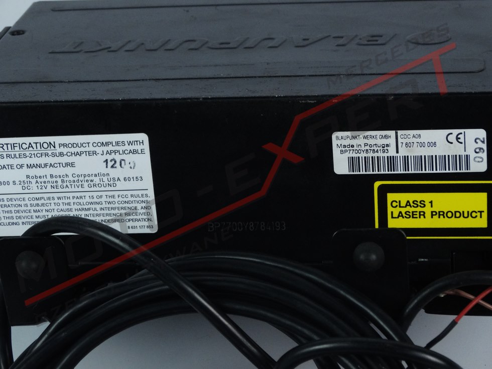 Mercedes RADIOWECHSLER BLAUPUNKT PARIS RCM 127 Product image