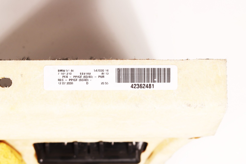 BMW E90 HECKKOFFERABLAGE 7141210 Product image