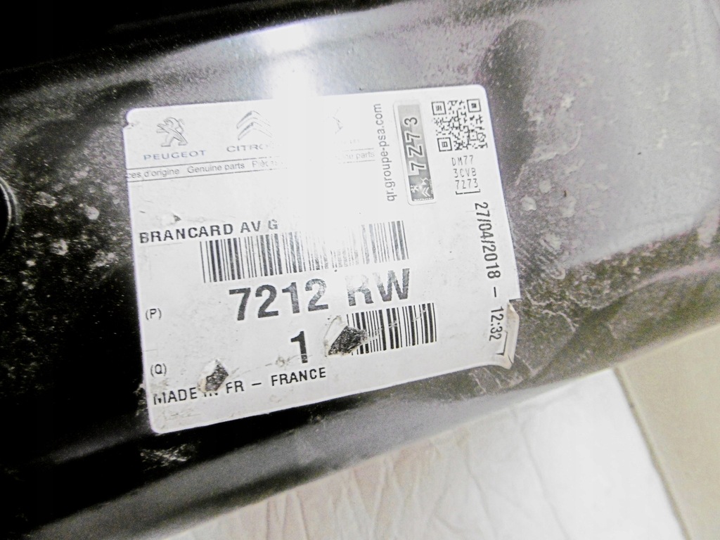 Satz Citroen C4-Längsträger Product image