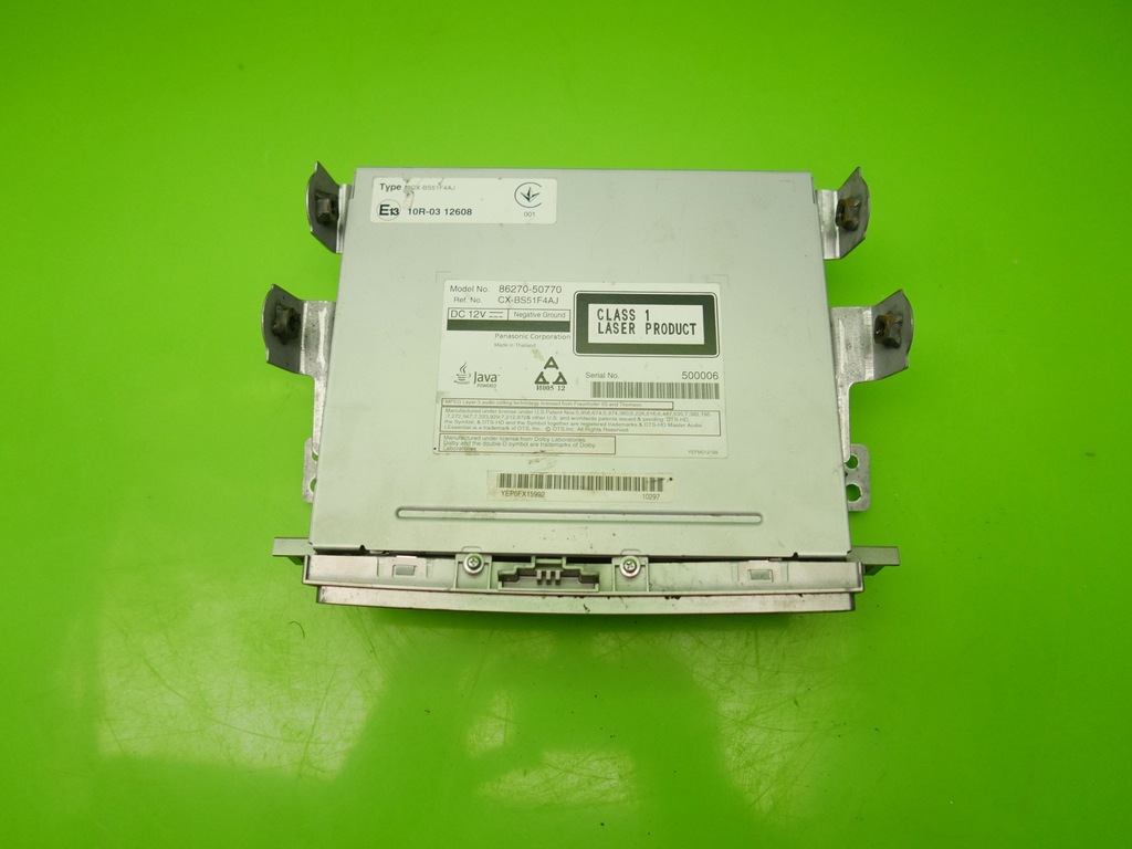 DVD-SPIELER KARTENLESER HINTEN LEXUS LS460L 12-17 Product image