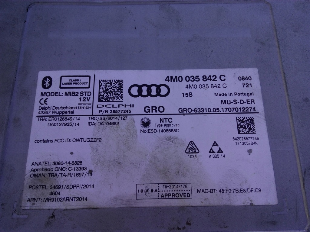 Audi Q7 MMi 3G+ Navi 4M0035842 Product image