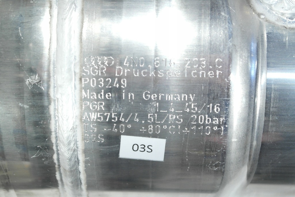 AUDI A8 4N D5 LUFTDRUCKBEHÄLTER Product image