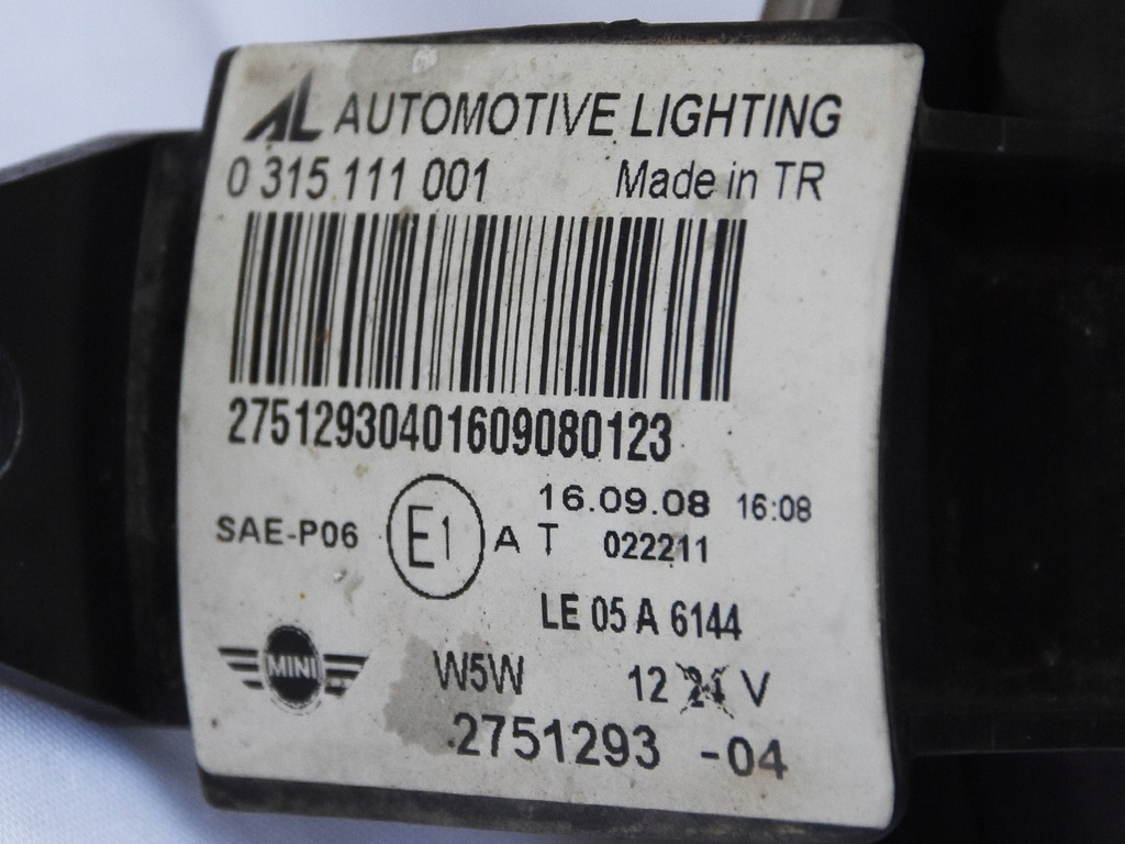 HALOGEN MINI R55 CLUBMAN 1.6 08 EU Product image