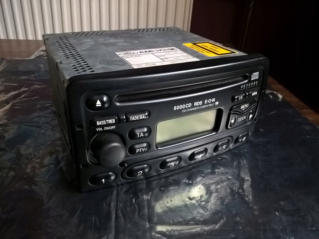 FORD MONDEO FOCUS FIESTA RADIO 6000CD RDS EON + CODE Product image