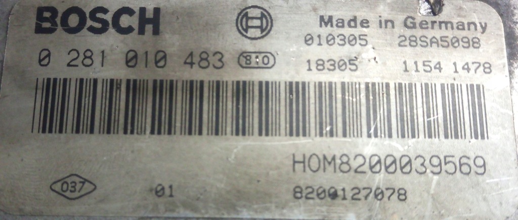 Renault-Controller 8200039569 0281010483 SAUBER Product image