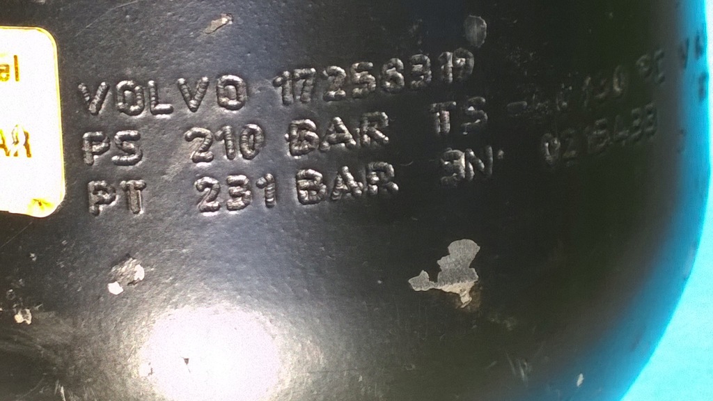 HYDRAULISCHER DRUCKSPEICHER 210 BAR 0,50 L Product image
