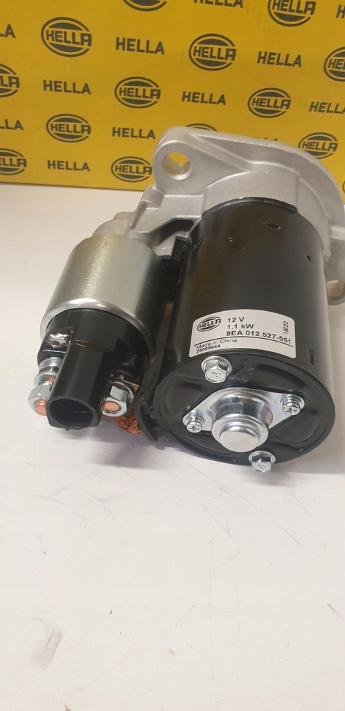 Anlasser HELLA 8EA 012 527-551 Audi Seat Skoda Volkswagen 12 V 2 Löcher Product image