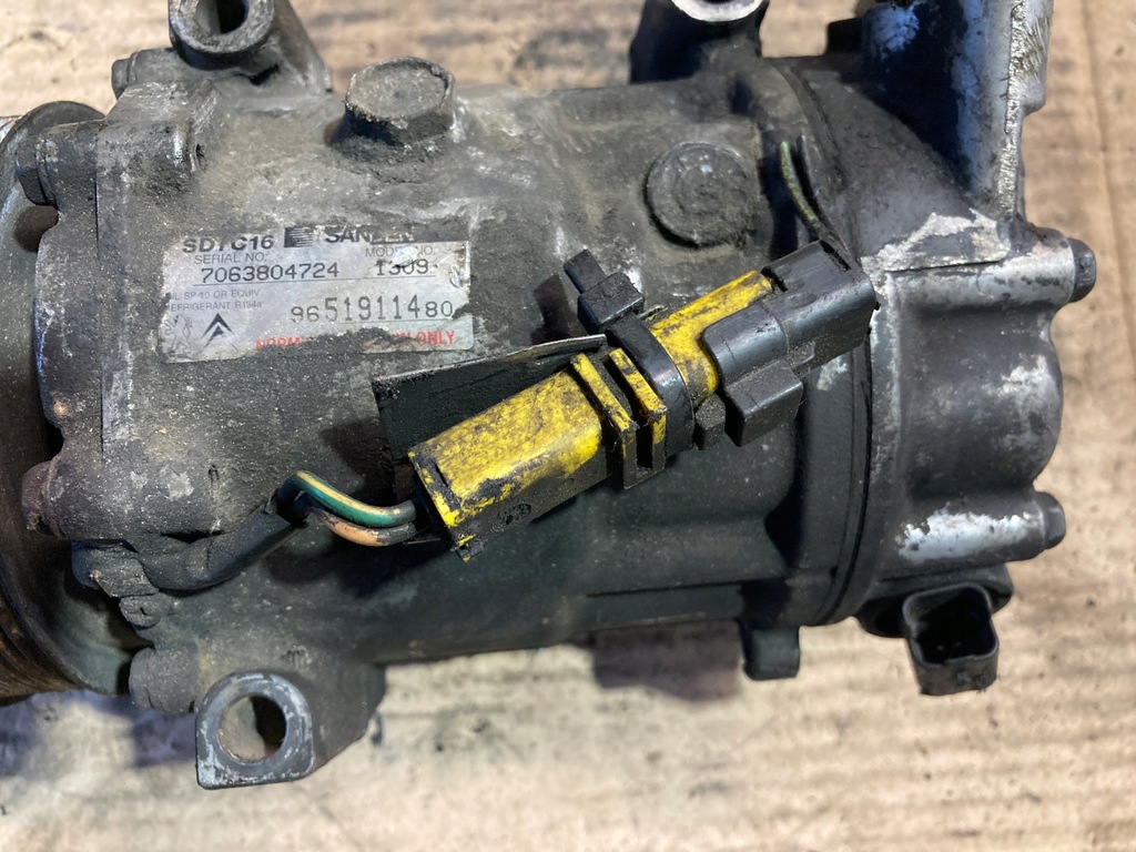 KOMPRESSOR KLIMAANLAGE KOMPRESSOR PEUGEOT 307 CITROEN C4 1.6 HDI 9651911480 Product image
