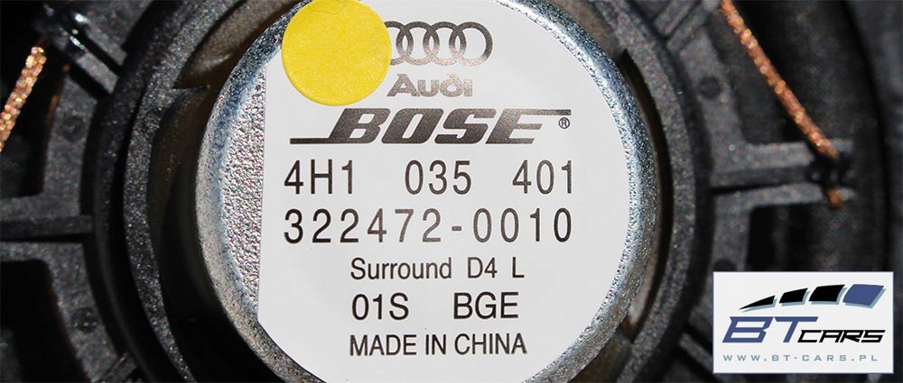 Audi A8 Lautsprecher Bose Sound System 4H 4H0035411A 4H1035401 4H1035402 4H0035 Product image