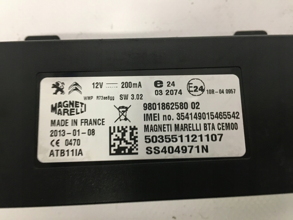 MODUŁ BLUETOOTH CITROEN DS5 10- Product image
