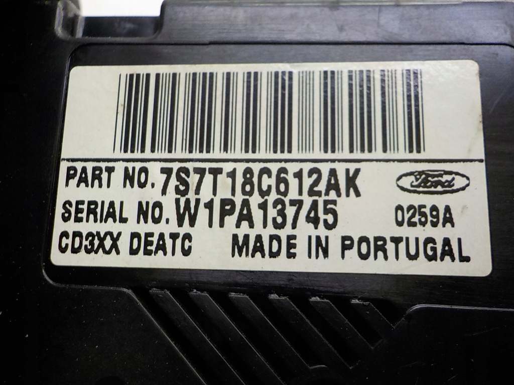 FORD MONDEO IV MK4 KLIMAANLAGE-SCHALTERFELD Product image