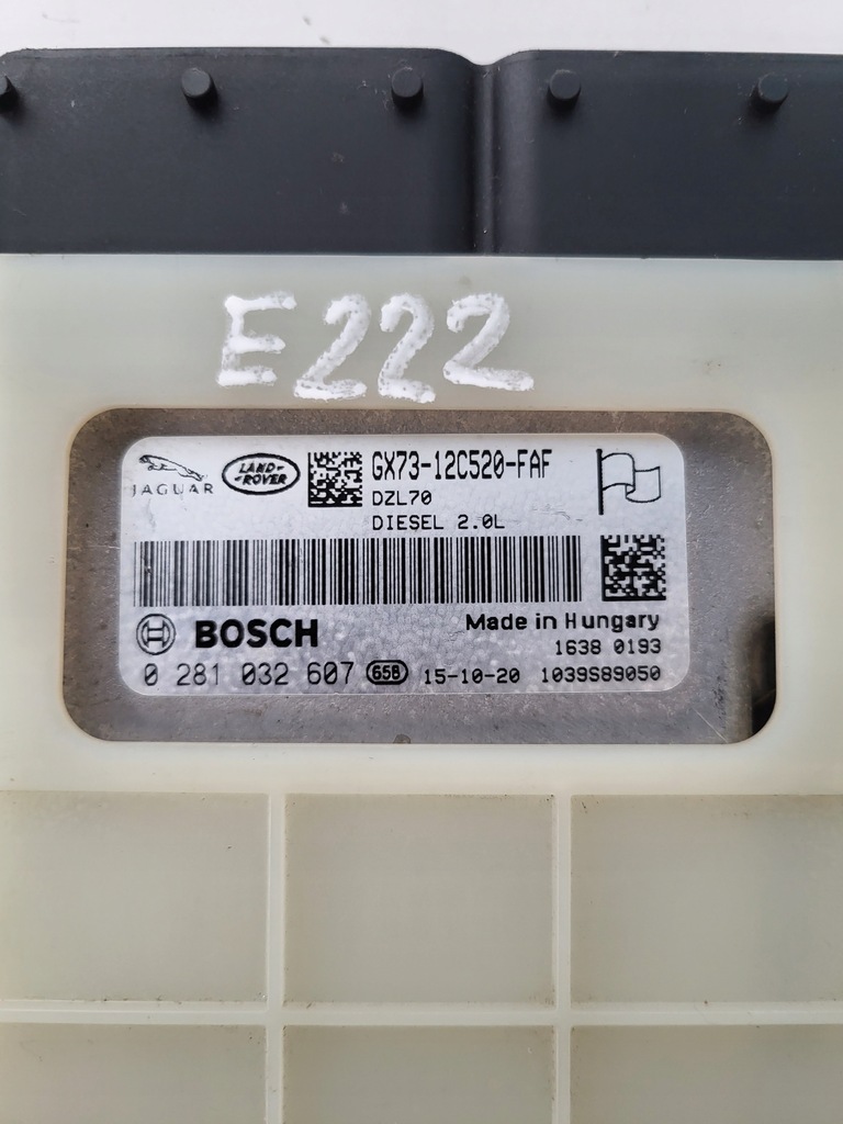 COMPUTER JAGUAR LAND ROVER DIESEL 2.0L GX73-12C520-FAF Product image
