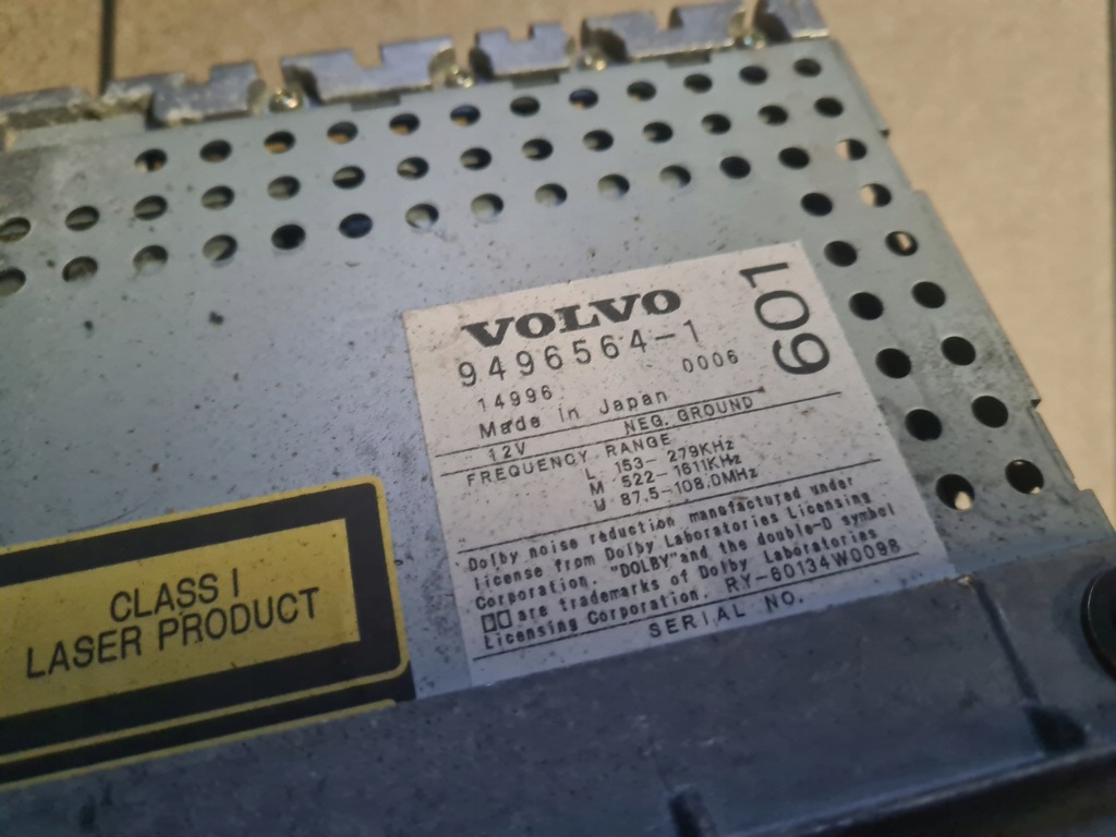 RADIO-CD 9496564-1 Volvo S80 Product image