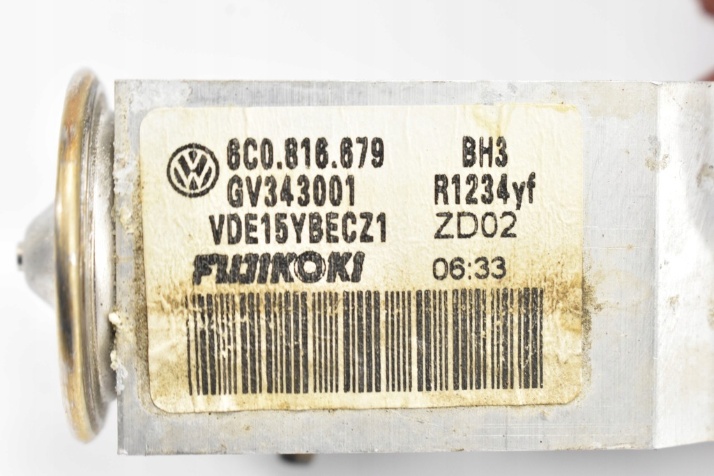 KLIMAANLAGE EXPANSIONSVENTIL 6C0816679 SKODA FABIA III 6V FL 2021 1.0 Product image