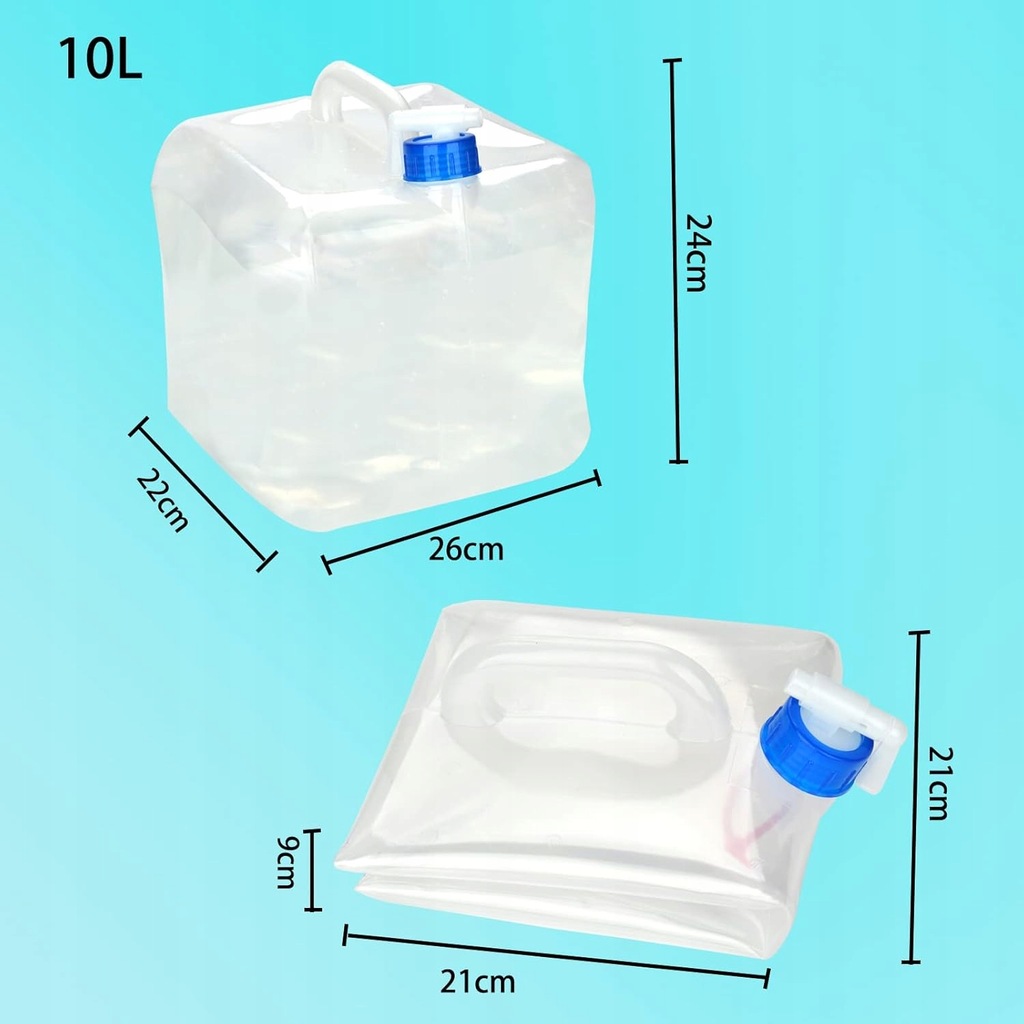 Wasserkanister/Behälter, faltbar, mit Hahn, 20L Product image