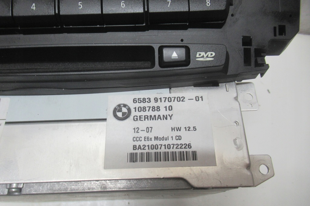 BMW E61 3.0 D 07R RADIO NAVIGATION CD-LESEMODUL 9170702 Product image