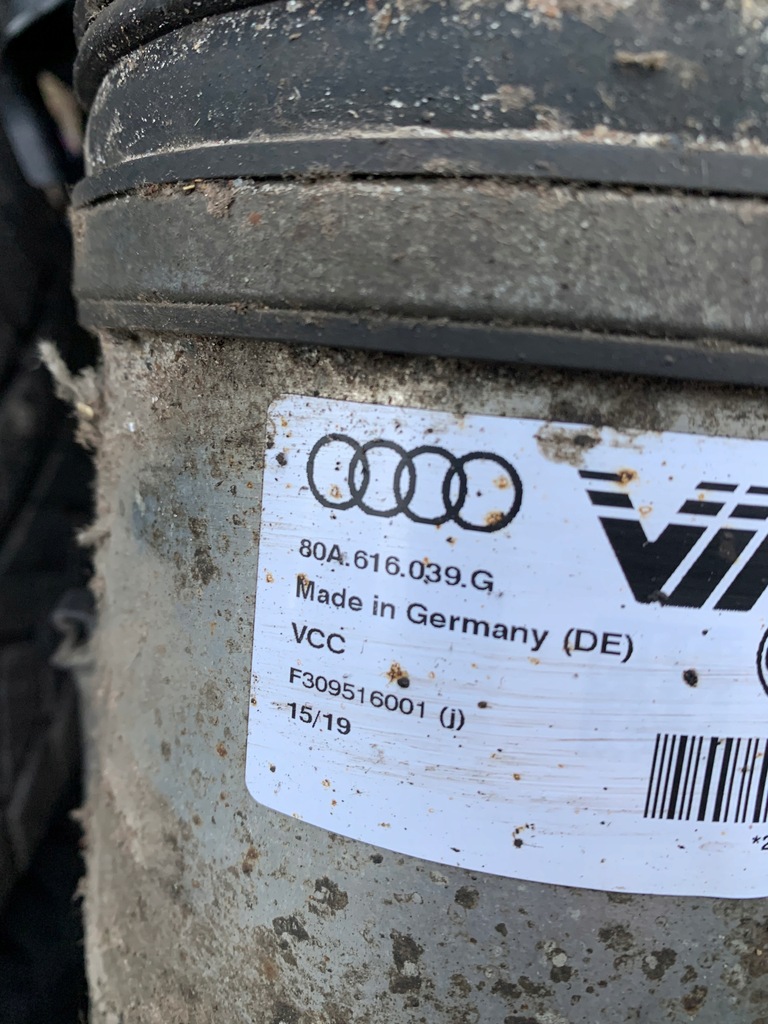 Audi OE 80A616039G vorderer Luftstoßdämpfer Product image