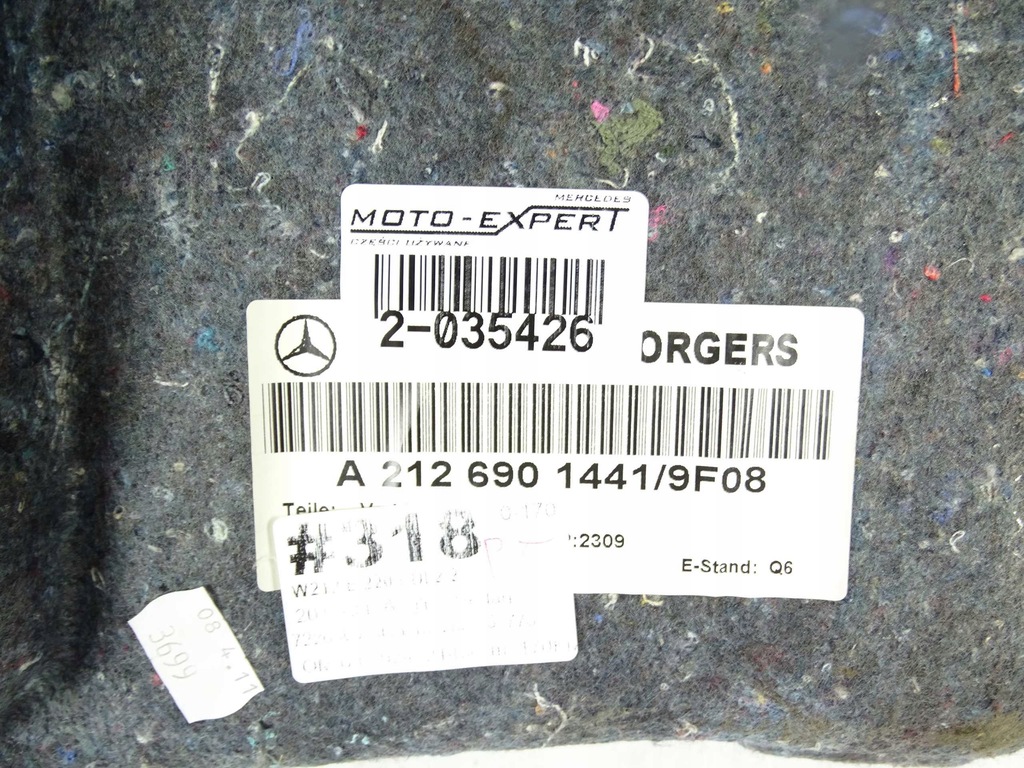 Mercedes E-Klasse W212 Kofferraumseite rechts A2126901441 Product image