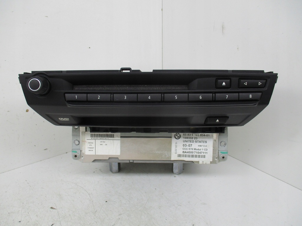 BMW X5 E70 Navigationsleser CCC-Modul 9165854 9133784 Product image