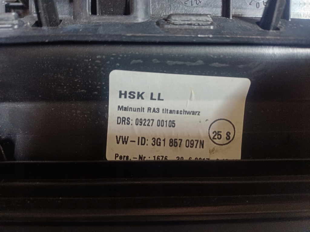 Passagierfach VW Passat B8 Schwarzes Europa Product image