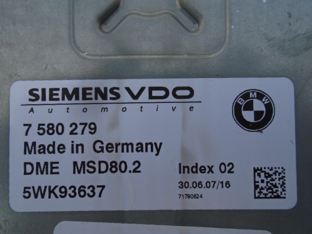 Computer Motorsteuerung BMW E81 E87 116i 118i Product image