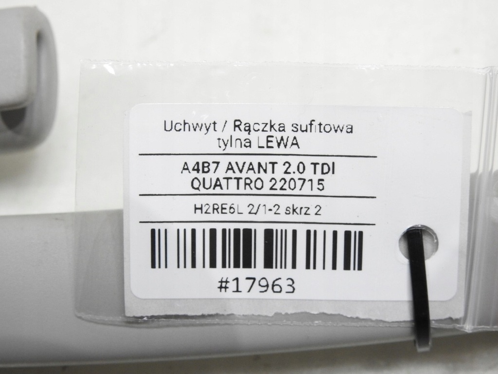 GRIFF DACHHIMMELGRIFF, HINTEN LINKS, AUDI A4 B7 Product image