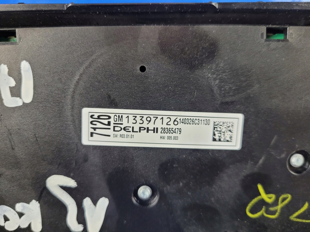 OPEL-TEILE | Astra J Panel Radioschalter CD600 13397126 Product image