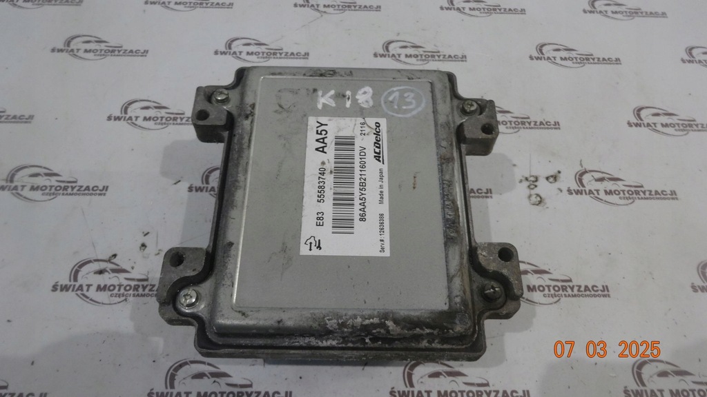Opel Corsa D Lift 12R Computer Motor Controller 55583740 12636386 Product image
