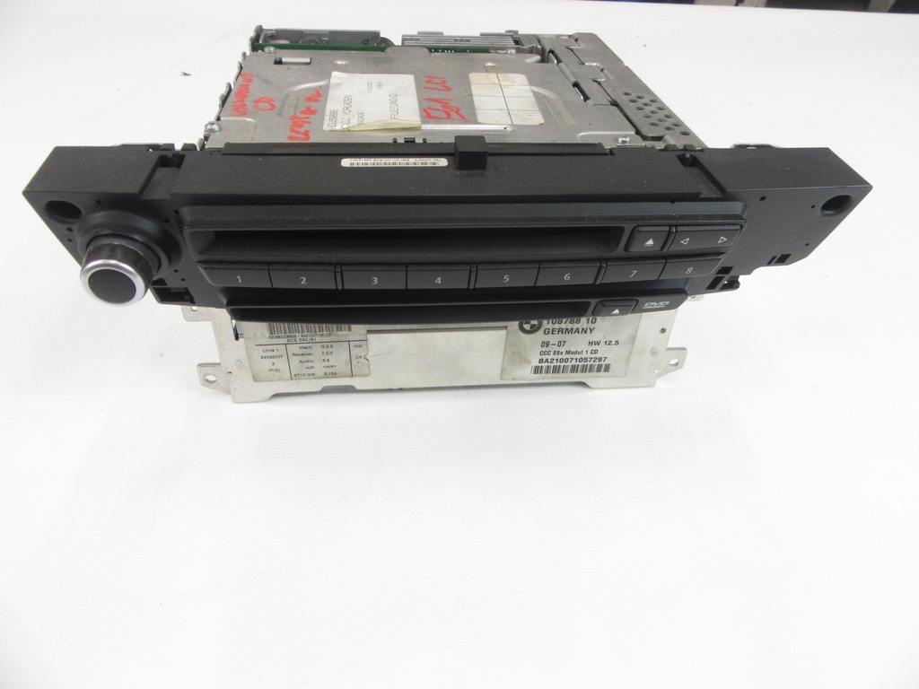Navigation CCC Radio-Leserpanel DVD Navi BMW 5 e60 e61 LIFT LCI Menü PL Product image