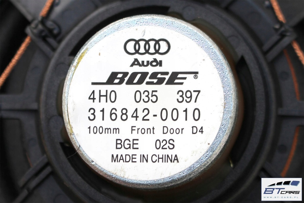 Audi A8 Lautsprecher + Bose Amplifier 4H 4G0035223B 4H0035481A 4H0035297 4H00 Product image