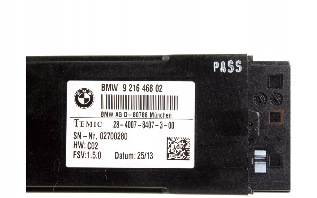 BMW SITZSTEUERMODUL / LIFT LCI 9216468 Product image