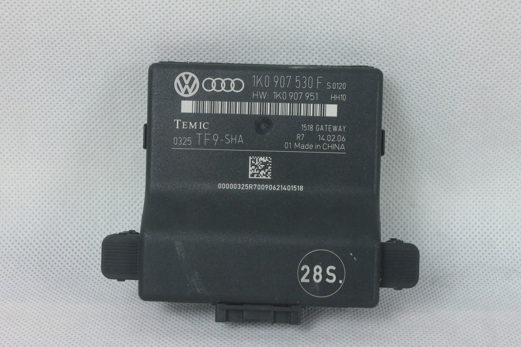 Gateway-Controller-Modul Audi VW Skoda Octavia II 1.9 BXE Seat 1k0907530f Product image