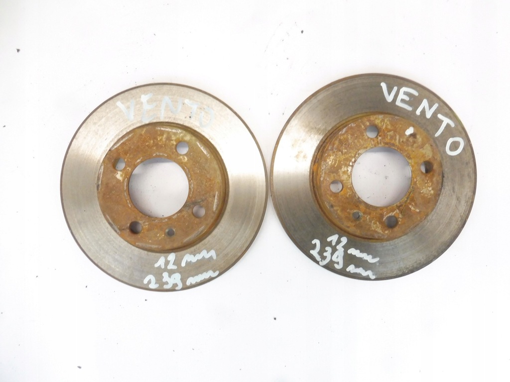 BREMSSCHEIBE VORNE 239 MM AUDI 80 B2 VW VENTO GOLF III Product image