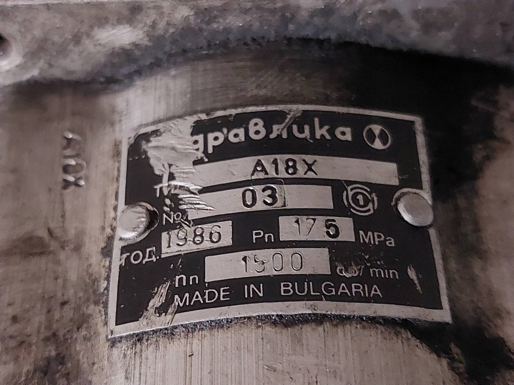 HYDRAULIKPUMPE GABELSTAPLER BULGAR A18X Product image