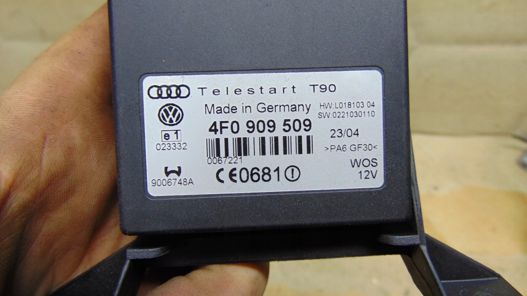 WEBASTO TELESTART T90 STEUERMODUL 4F0909509 Product image
