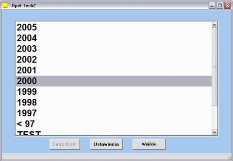 FEHLER- UND AUSFALLSCANNER OPEL T2+ OBD2-Systemdiagnose Händlerservice '96-04 Product image