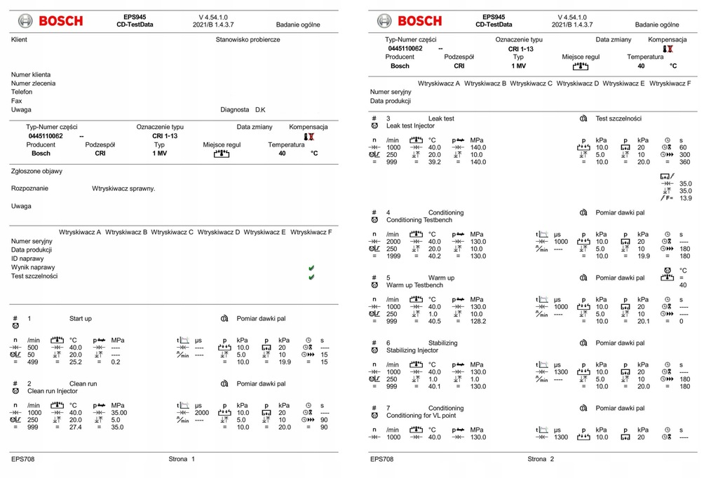 Bosch Einspritzdüse 0445110062 Citroen 2.0hdi Product image