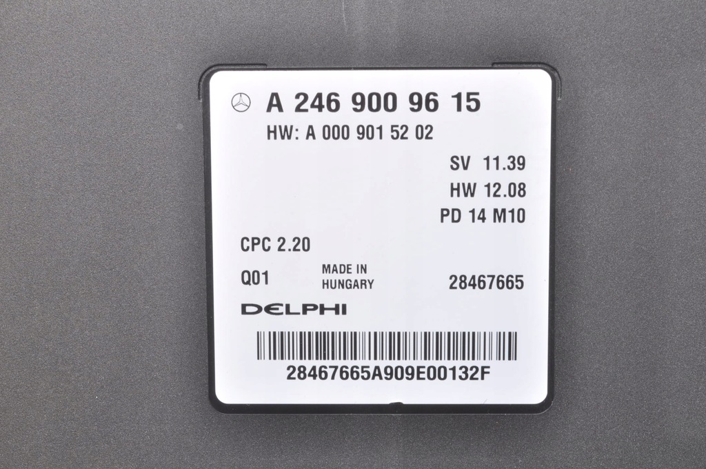 MERCEDES W246 W176 1.5 CDI GETRIEBESTEUERMODUL A2469009615 Product image