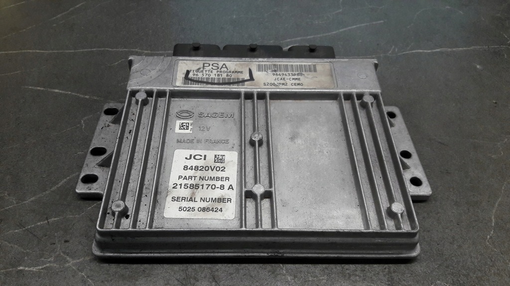 9657018180 Hundecontroller Sagem Citroen C3 1.4 Product image