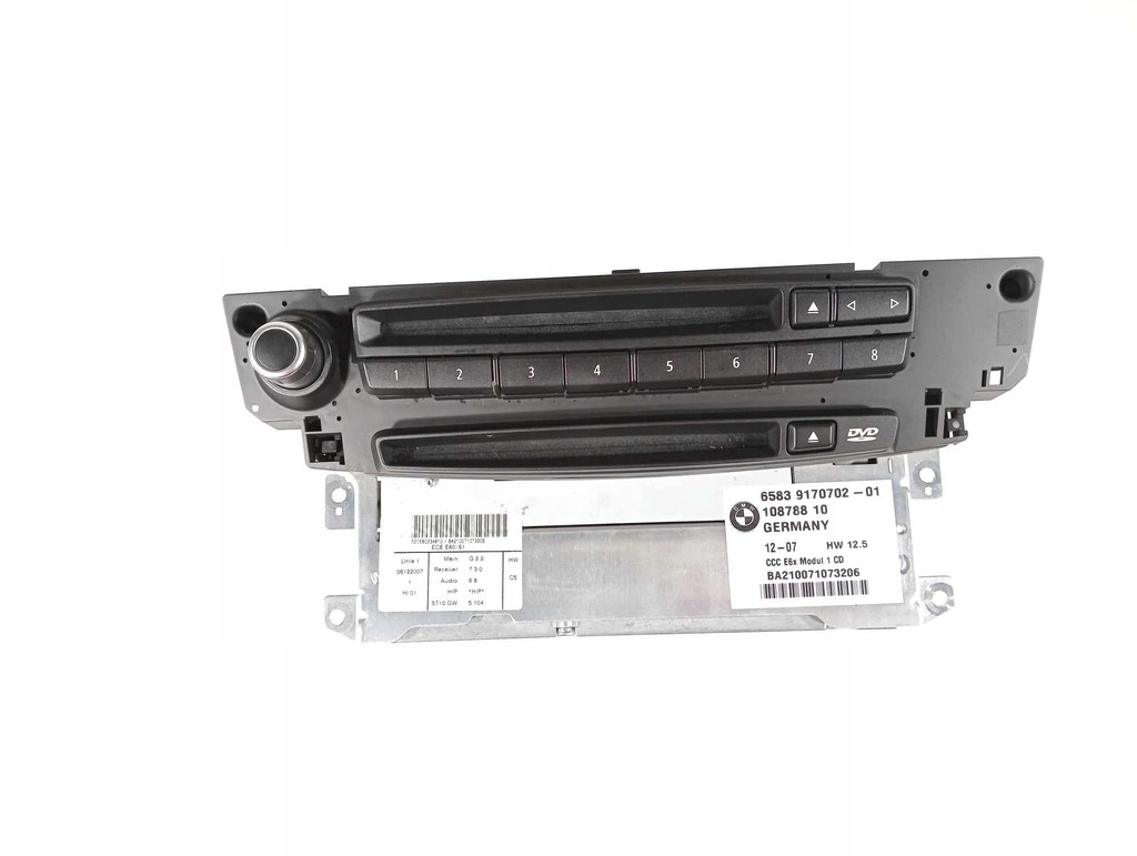 BMW E60 E61 LIFT Radioleser Navigation 9170702 Product image