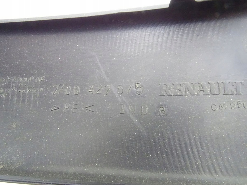 RENAULT MEGANE I 95-02 STOßSTANGE STREIFEN RECHTS HINTEN SEDAN 7700427575 Product image