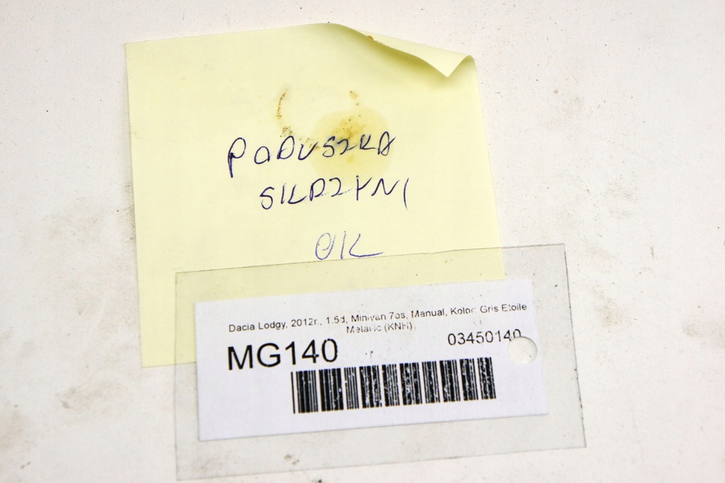 MG140 Dacia Lodgy 1.5d Box Pad Product image