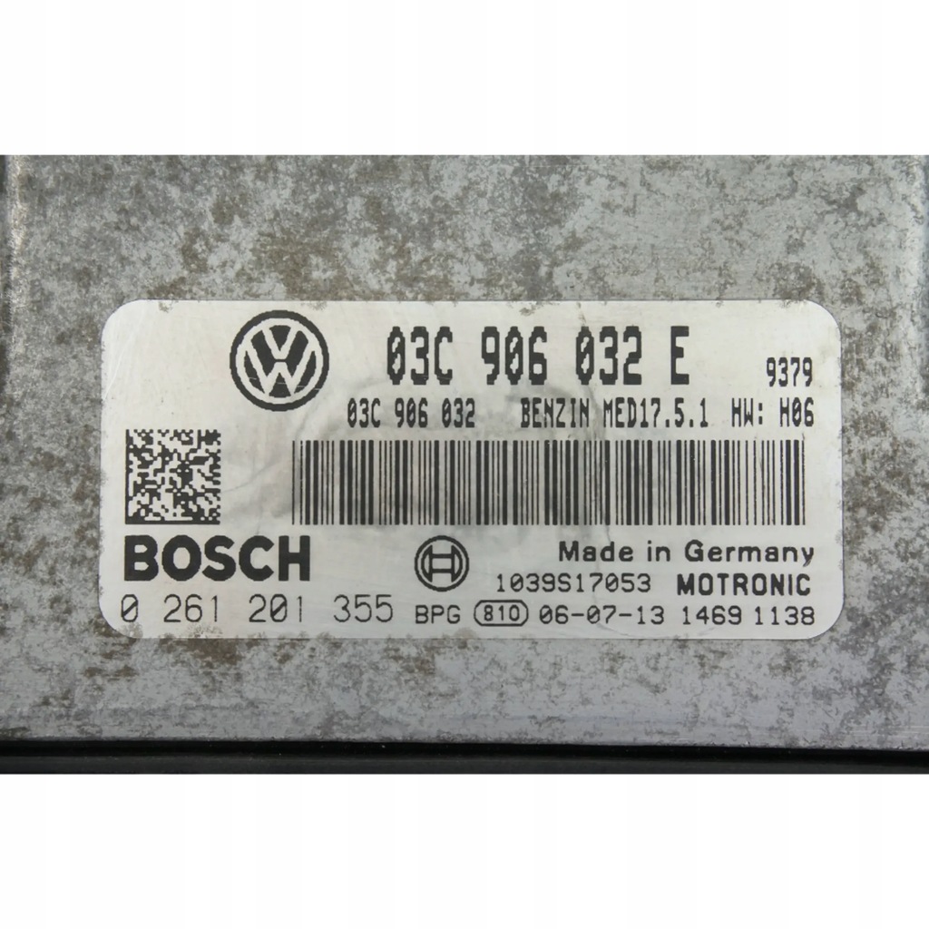 COMPUTER-MOTORSTEUERGERÄT VW SKODA SEAT AUDI 03C906032E Product image