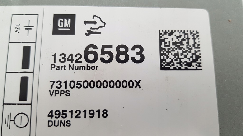 OPEL MOKKA MODUL PDC-CONTROLLER 13426583 Product image