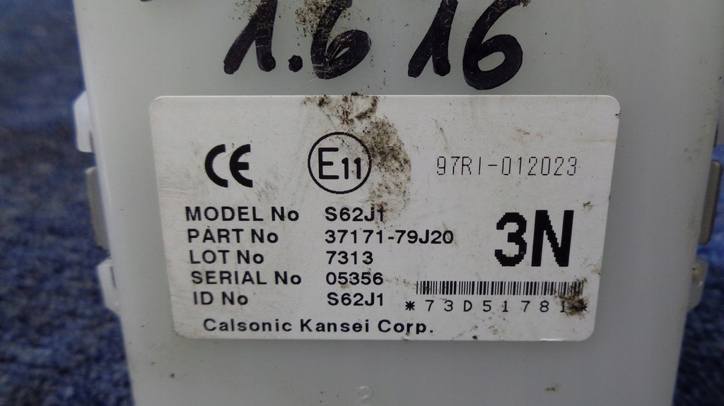 SCHLOSSSTEUERMODUL 37171-79J20 FIAT SEDICI SUZUKI SX4 2006-2014 Product image