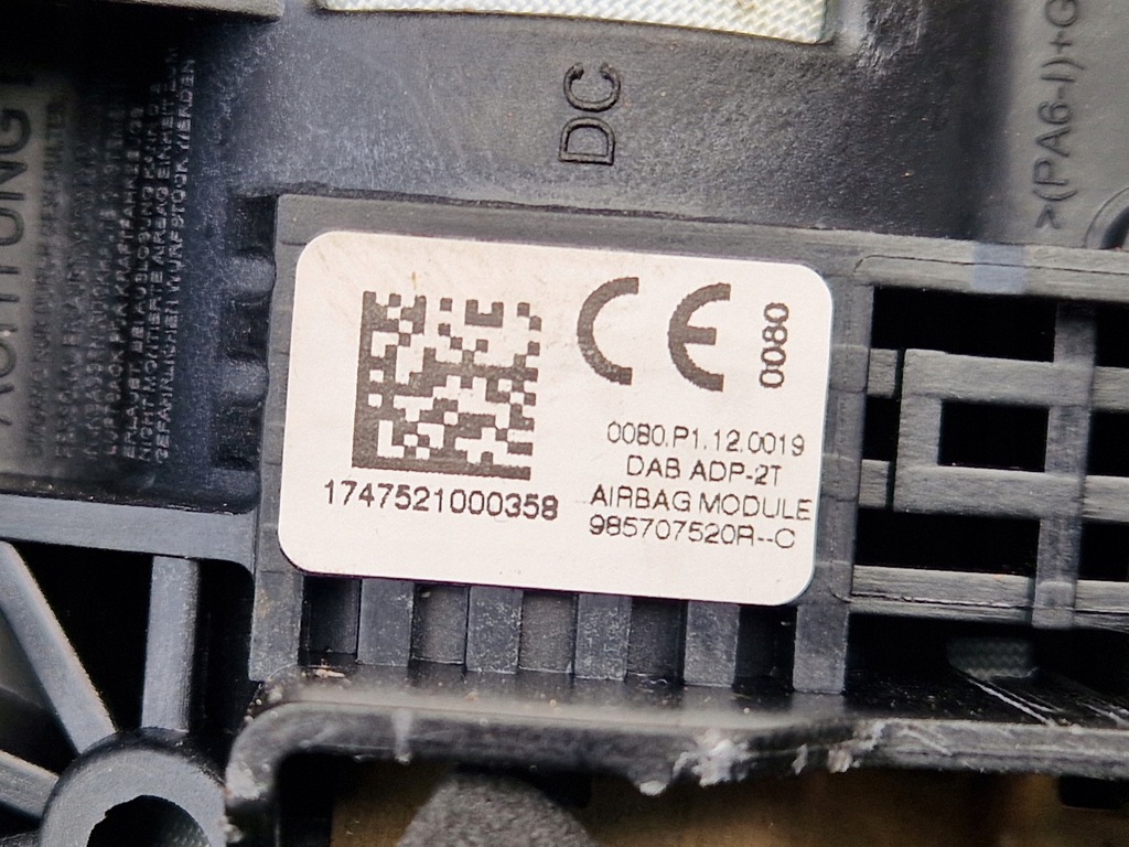 Renault Kangoo II III Liftfahrer Kissen 985707520r   2013 Product image