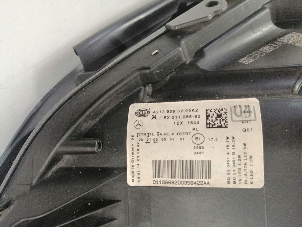 Mercedes W212 Liftlampe Front Full LED ILS A2129063203 Product image