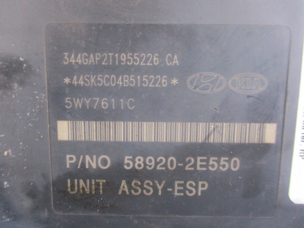 Kia Sportage II 2.0 Pumpe ABS 58920-2E550 Mando 5WY7611C Controller Product image