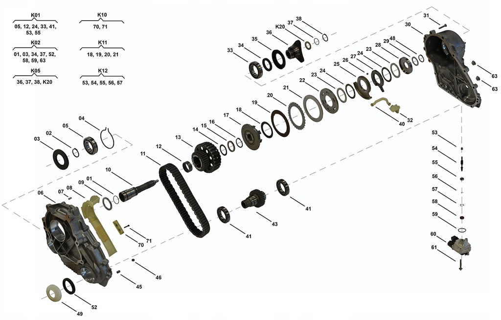 MOTORVERTEILERGEHÄUSE BMW ATC 450 xDrive Product image